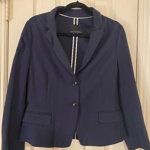 Banana Republic Cropped Navy Blazer size 14